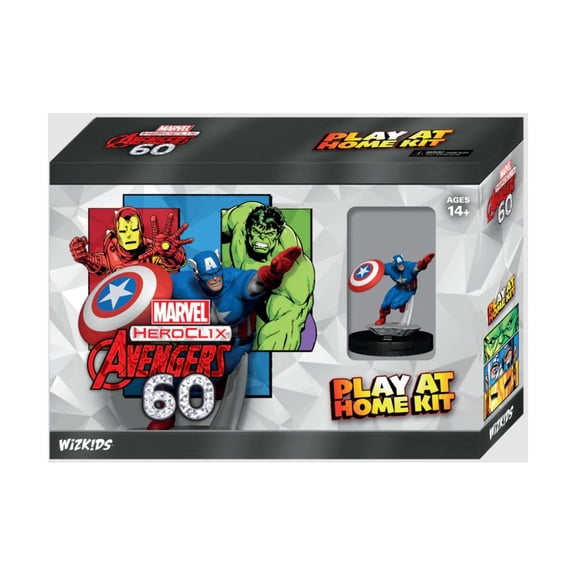 WizKids Avengers 60th Anniversary Play at Home Kit - Captain America New