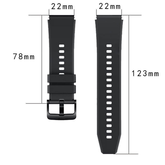 Correa de silicona adecuada para Huawei Watch GT4, pulsera GT2pro de 22 mm