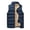 Blue, variant on Men's Casual Winter Warm Zipper Sleeveless Vest Jacket - Unisex Coat for Layering, Snow Sports, and Holiday Events, Perfect for Gift Giving,Black,L