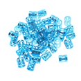 thumbnail image 1 of KUIZAP 50pcs 8mm Dreadlock Perles Réglable Cheveux Tresses Bagues Clips de Manchette Tubes Bijoux (Bleu), 1 of 4
