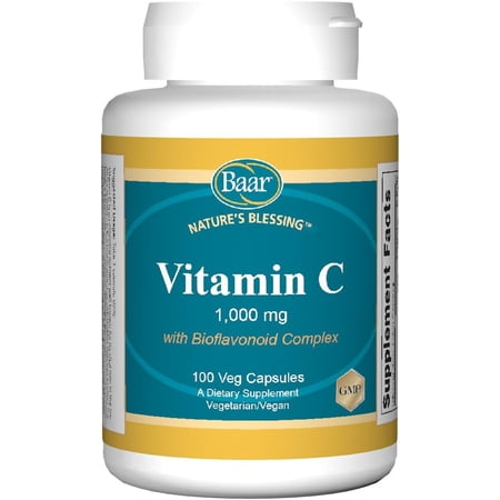 Vitamin C, 1,000 mg, 100 Vegetarian Capsules