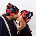 thumbnail image 5 of Zufioo Variety Of Fruits And Berries Print Adult Knitted Hat, Unisex Cuffed Brimless Ski Hat, Suitable for Autumn and Winter, 5 of 6