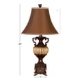 thumbnail image 3 of DecMode Brown Polystone Traditional Table Lamp 30", Set of 2, 3 of 17