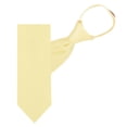 thumbnail image 4 of Jacob Alexander Men's Solid Color Pre-Tied Zipper Neck Tie - Yellow, 4 of 8