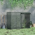 thumbnail image 2 of Outsunny 6.5 x 3.3ft Crop Cage, Zippered Door Plant Protection Tent Black, 2 of 10