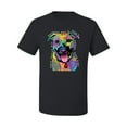 thumbnail image 2 of Don't Judge My Pitbull I Won't Judge Your Kids Funny Dog Lover Men's Graphic T-Shirt, Black, Small, 2 of 3