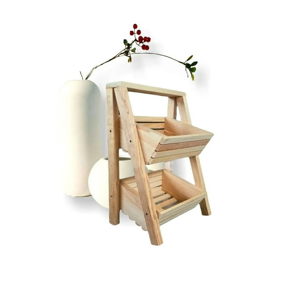 Frutero, Madera, Cocina, Canastas , Organizador, 2 Niveles FRUTERO FRUTERO 2 NIVELES