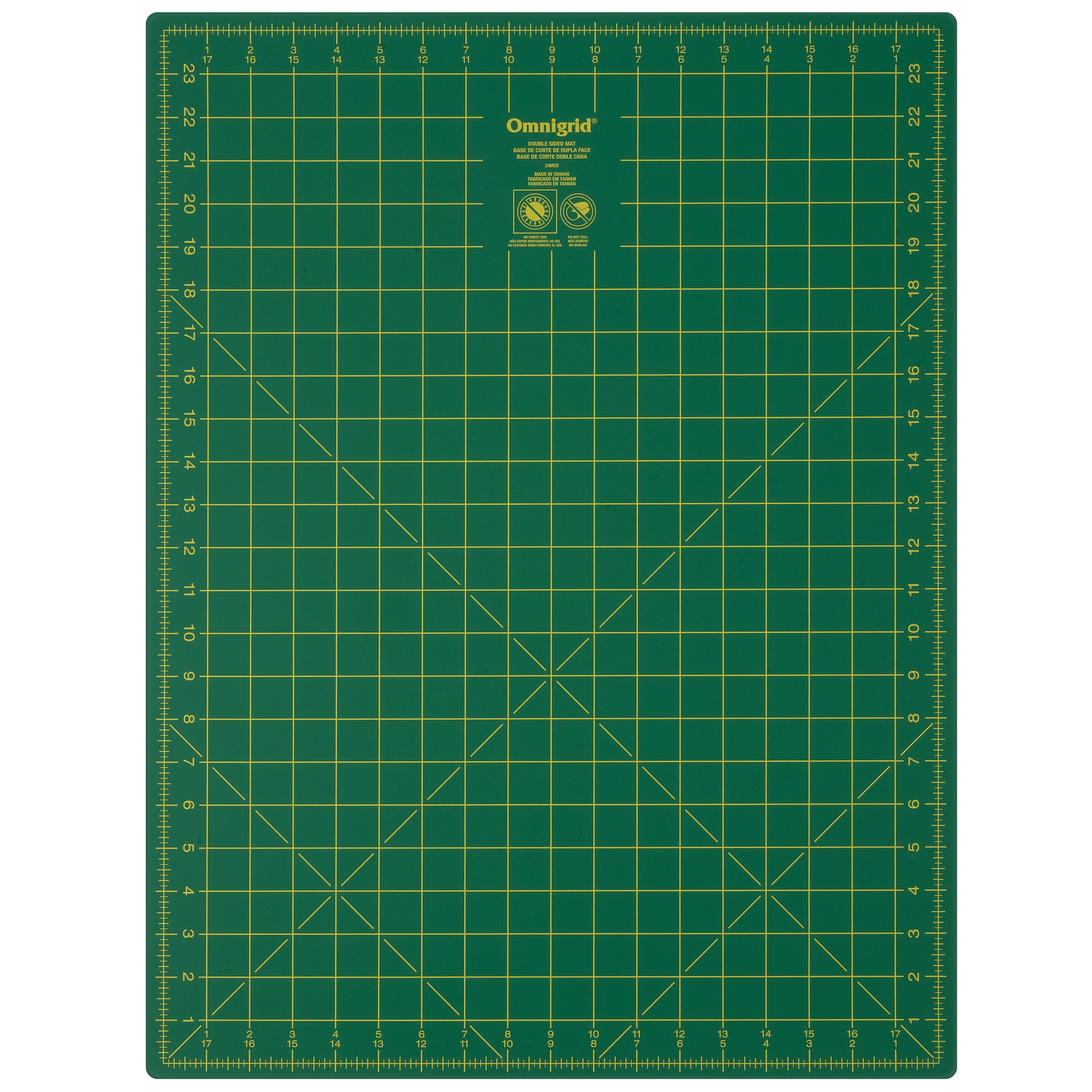 Pack of 2 Mats CR-91509-Z02 ToolUSA 5 X 9 Self-Healing Green Cutting Mat with Pre-Marked Grid Lines for Accurate Cutting