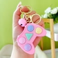 thumbnail image 2 of Visland Mini Fidget Toy Push Keychain Toy Anxiety Stress Reliever Hand Toys Cat Paw Push Fidget Game Keychain for Kids Adults, 2 of 3
