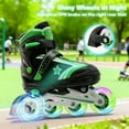 thumbnail image 5 of JZY Youth Inline Skates with 8 Glowing Light-Up Wheels,Durable Aluminum Frame for Beginners,For Boys & Girls Ages 5-12,For Indoor and Outdoor Skating, 5 of 7
