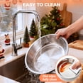 thumbnail image 6 of Chafing Dish Buffet Set with 4 Food Tongs, 5.3 QT Stainless Steel Chafing Dishes Round Buffet Food Warmer Chafers Set for Parties Catering Event, Lid Holder 4PCS, 6 of 10