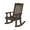 Dark Walnut Stain, variant on Amish Casual Heavy Duty 600 Lb Mission Treated Rocking Chair, Unfinished