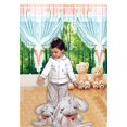 thumbnail image 3 of BSDHOME Polyester Photo Background for Baby Photo Studio Props Children Fantasy Bear Photography Backdrops Bamboo 5x7ft, 3 of 4