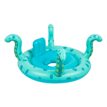 TreasureGurus Inflatable Rainbow Dolphin Swimming Pool Float - Walmart.com