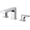 A, variant on Bathtub Faucet, All Copper Hot and Cold Water Mixer Tap, 4-Hole 3-Hole Split Basin Faucet, Bathroom Bathtub Side Faucet with Pull-Out Shower, Electroplating,B
