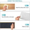 thumbnail image 6 of FAMTKT Stair Treads Non-Slip Carpet Mat Indoor Stair Runners for Wooden Steps, Antislip Household Staircase Striped Floor Mat, Absorbent Silent Staircase Carpet Adhesive Free Selfadhesive Stair Mat, 6 of 9