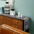thumbnail image 3 of Bohemian Table Runner Cotton Linen 90 Inch Holiday Dresser Scarves, Western Rustic Tribal Ethnic Boho Farmhouse Tablerunner for Kitchen Coffee Dining Bedroom Living Room Dinner Scarf Décor 13''x90'', 3 of 9