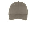 thumbnail image 4 of Port  Company Mens Washed Twill Cap One Size Khaki, 4 of 5