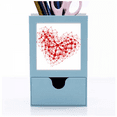 thumbnail image 1 of Red Atoc Structure Physical Illustration Desk Supplies Organizer Pen Holder Card, 1 of 3