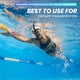 thumbnail image 4 of Snorkel Entrenamiento Natación con Boquilla Montaje Central y Válvula Purga Unidireccional para Entrenamiento Natación Vuelta, para Jóvenes y Niños, Color ., 4 of 5