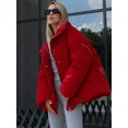 thumbnail image 4 of Abrigo de algodón acolchado de una sola botonadura para mujer, chaquetas cortas acolchadas con cremallera, abrigos sueltos suaves y cálidos, otoño e invierno, 2024, 4 of 5