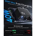 thumbnail image 4 of Cargador HATALKIN 40W 4 en 1 con cables retráctiles USB-C y Lightning, 4 of 7