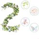 thumbnail image 4 of Decoración del hogar, decoración de habitaciones, decoración de paredes, simulación de enredaderas de peonías de ratán, mariposas de primavera, decoración para bodas, fiestas, bodas, simulación de enr, 4 of 7