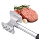 thumbnail image 4 of Xihbxyly Mazo de Carne de Doble Cara, Fabricado En Aleación de Aluminio, Lado Texturizado para Ablandar, Ideal para Carne de Res y Cerdo, Herramienta de Cocina Versátil, Fácil de Limpiar, Tamaño 24,5, 4 of 4