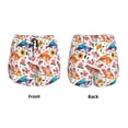 thumbnail image 5 of Lsque Flowers Birds And Butterflies Printed Women's Running Shorts with Liner Pockets,Elastic Quick Dry Workout Athletic Gym Yoga Shorts,Womens High Waist Shorts-Large, 5 of 9
