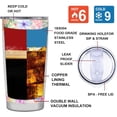 thumbnail image 6 of Monogrammed Gifts for Women personalized gifts for women Initial Gifts for Women 20 Oz Insulated Tumbler Christmas Birthday Gifts for Women Letter T Personalized Initial Tumbler, 6 of 6