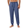 thumbnail image 2 of Men Baggy Casual Pants Waterproof Wear-Resistant Hiking Running Trousers Straight Loose Button Pockets Cargo Pants Men Fashion Stretch Sports Pants Casual Cargo Trousers Work Pants, 2 of 4