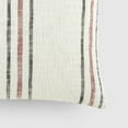 thumbnail image 2 of Noble Linens Yarn-Dyed Cotton Decor Throw Pillow in Framed Stripe Pattern, 2 of 8