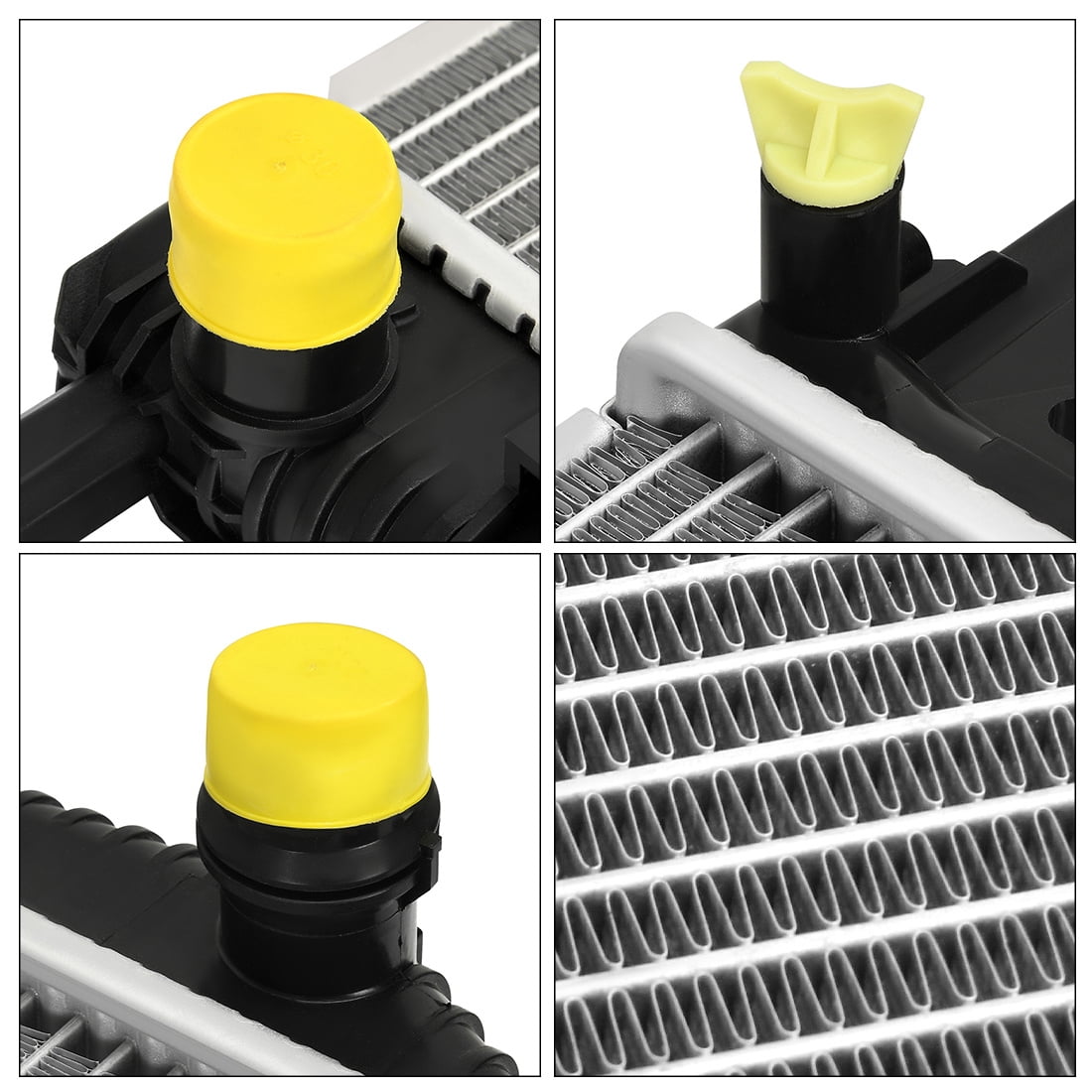 LEDKINGDOMUS Direct Fit Radiator for 2014-2018 Jeep Cherokee 2015-2017 Chrysler 200 2.4L L4 3.6L V6 – Replace OEM 68197299AA 68197299AB CH3010363