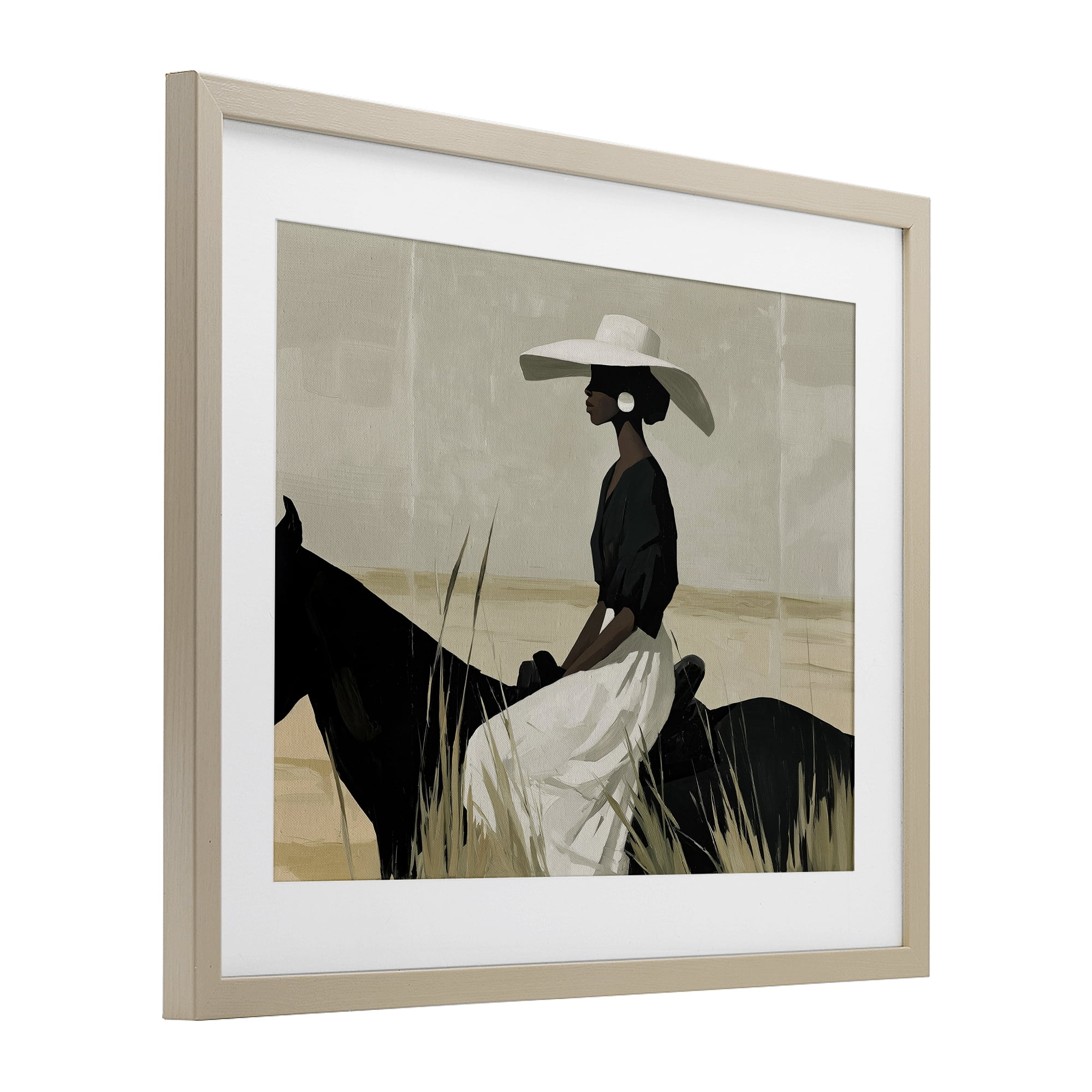 Stupell Industries Equestrian Elegance Silhouette Birch Framed Print Under Glass, design by Svetlana Aleynikova