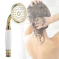 thumbnail image 1 of Shower Head,G1/2" Gold Handheld Shower Shower Sprayer Bathroom Handshower Stylish and Modern, 1 of 8