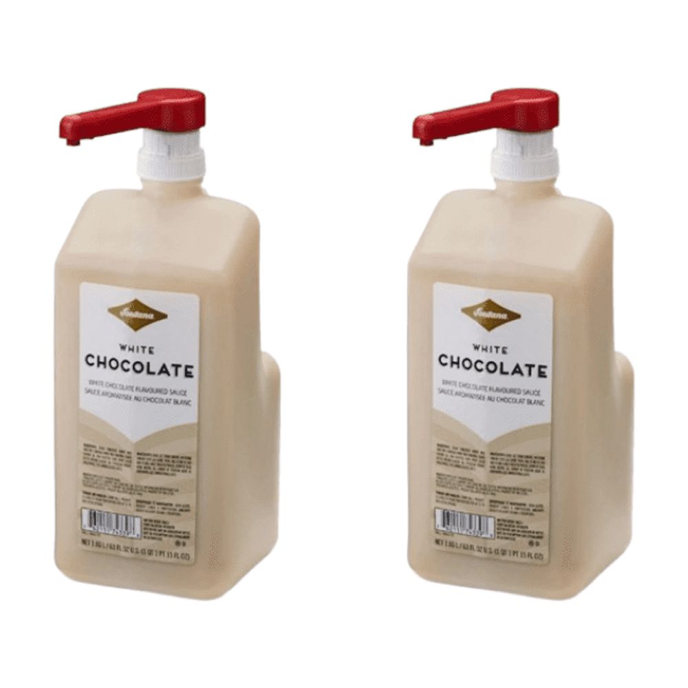 Fontana White Chocolate Mocha Sauce with Pump, 63 fl oz - 2 PACK
