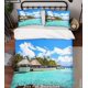 thumbnail image 3 of 3D Cielo Tropical Paisaje de Playa Funda de edredón Juego de Ropa de Cama Funda Nórdica, 3 of 3