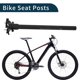 thumbnail image 3 of Postes de asiento de bicicleta Unique Bargains, diseño ligero de 2 tornillos, tubo de asiento negro mate 1 Pc 22.2x350mm de fibra de carbono, 3 of 7