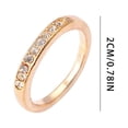 thumbnail image 2 of Anillos para mujer, regalos para mujer, anillo de joyería de diamantes pequeños y rotos de moda para dama, 2 of 3