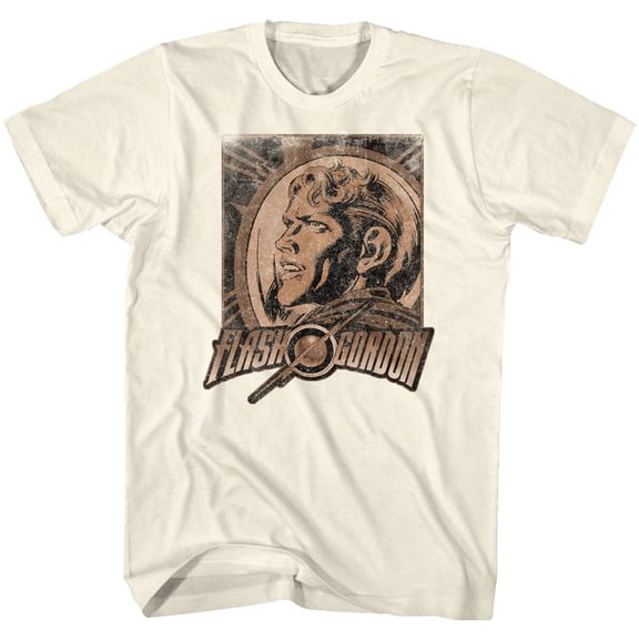 Flash Gordon Shocking Natural Adult T-Shirt 4Xl