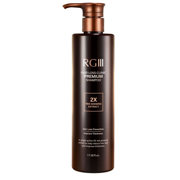 RGIII RG3 Premium Korean Hair Loss Prevention Shampoo with Red Ginseng 17.58 fl oz