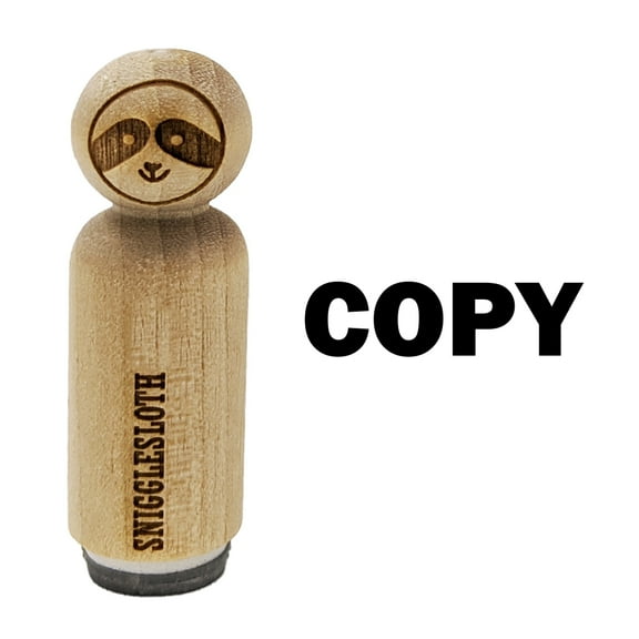 Copy Bold Text Solid Rubber Stamp for Scrapbooking Crafting Stamping - Mini 1/2 Inch