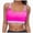 A223-Hot Pink, variant on Sports Bikini Tops for Women Swim Bra Wirefree Workout Swimsuit Top Comfortable Support for Swimming, Beach, Active Wear Camouflage,M