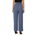 thumbnail image 2 of Sherrylily Women High Waisted Palazzo Pants Belted Wide Leg Long Trousers with Pockets, 2 of 4