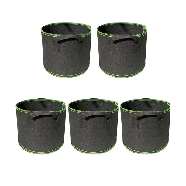 Bolsas de cultivo resistentes con asa resistente para contenedores de plantación. 7 galones