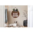 thumbnail image 4 of Eveokoki 12" Do Not Disturb Door Hanger Sign, Do Not Disturb Sign & Welcome Sign-Double-Sided Wooden Door Sign for Home, Offices, Clinics, Hotels, 4 of 5
