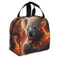 thumbnail image 2 of Easygdp Cute Maple Leaf Koala Bolsa Térmica Premium - Tela Oxford Impermeable, Gran Capacidad, Bolsillo Frontal, Unisex para Trabajo, Escuela, Actividades al Aire Libre y Picnics, 2 of 8