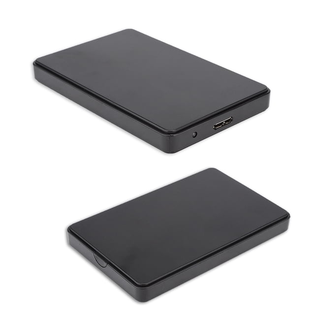 Caja para disco duro portátil SATA USB 3.0 de 2,5'' W25Q730M, carcasa para HDD, soporte para tornillos sin tornillos, 2 TB (negro)