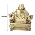 thumbnail image 1 of Colección Geomántica De Buda Sonriente Puro Maitreya De Latón, 1 of 8