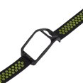 thumbnail image 3 of Correa de reloj de pulsera de silicona con correa de reloj inteligente de doble color con hebilla para TOMTOM Runner3 Adventurer (negro verde), 3 of 8